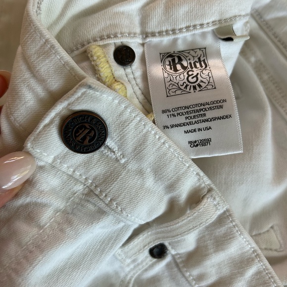 Rich and Skinny - white skinny jeans size 26 - Picture 7 of 8